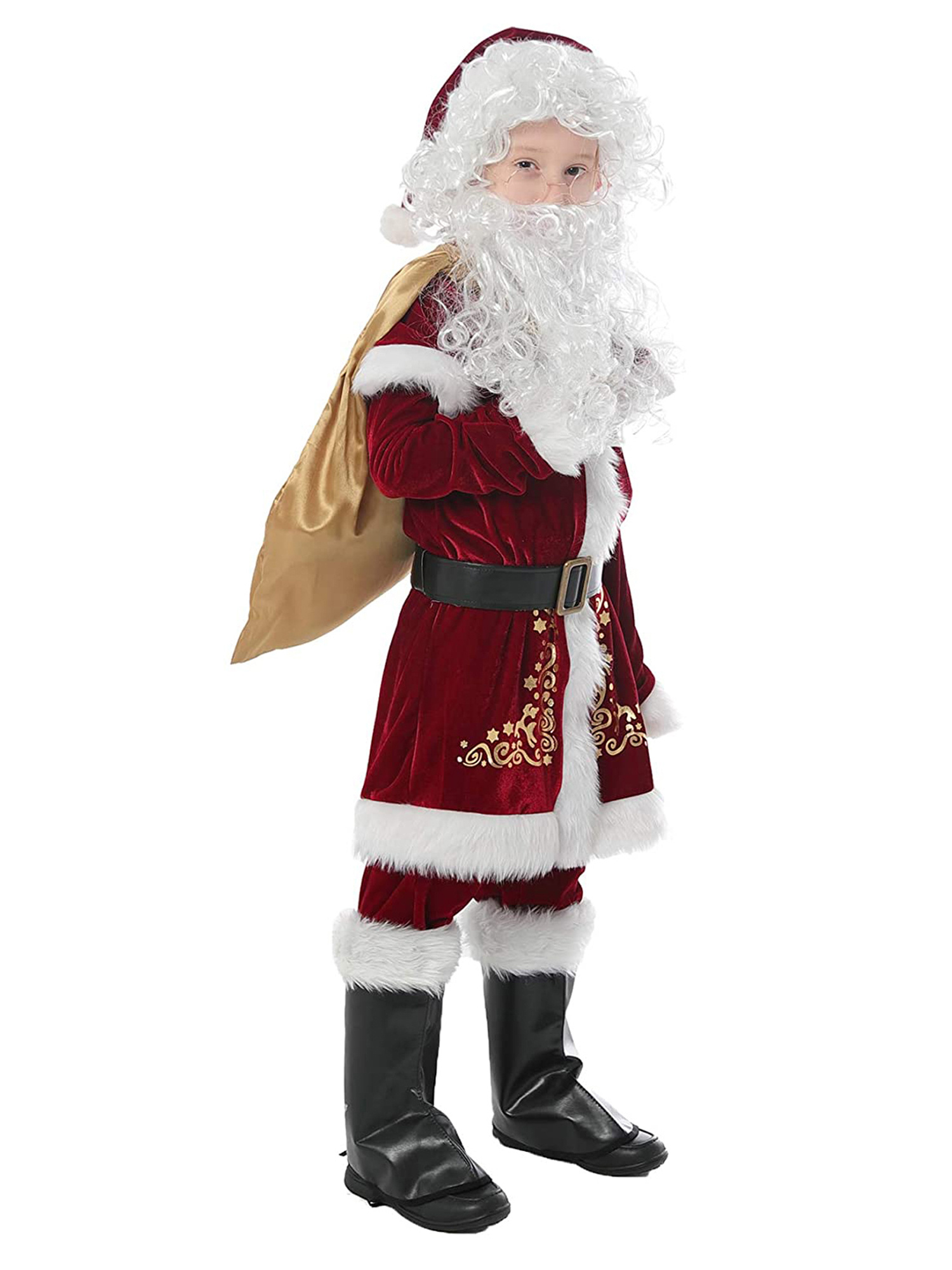 Deluxe Santa Claus Costume for Christmas